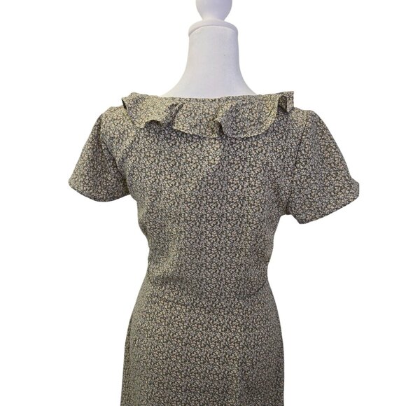 NWT Mikarose The Mae Faux Wrap Ruffle Detail Boho Dress Size XS - Picture 6 of 9